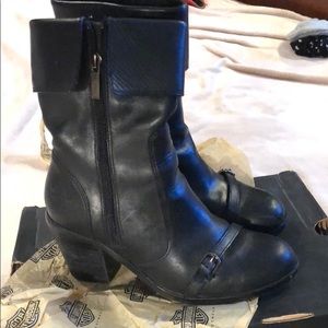 Black boots Harley Davidson Size 7